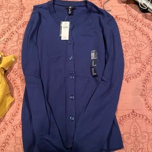 Blue Cardigan Gap NWT